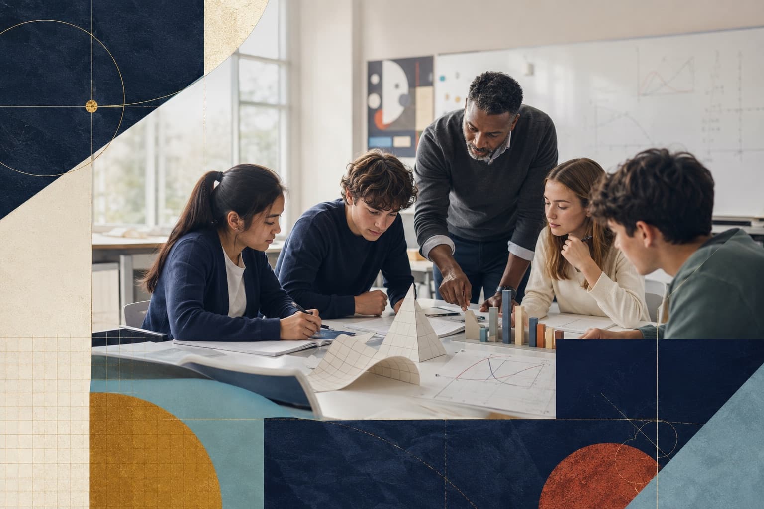 Representative School Atlas visual of mathematics, economics, and business education